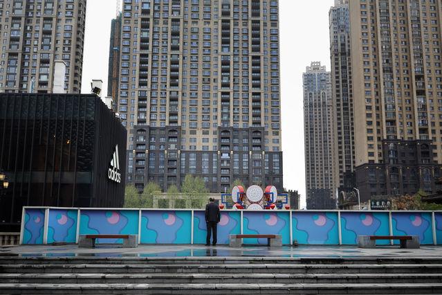 「步行街」武汉标志性步行街楚河汉街恢复营业