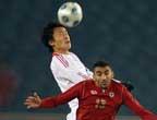 [組圖]杜威頭球先拔頭籌 國足1-0領先黎巴嫩