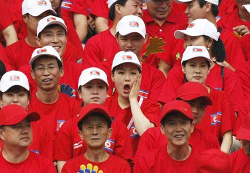 [组图]朝鲜男子国家队44年后重返足球世界杯