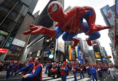Millions&nbsp;of&nbsp;spectators&nbsp;lined&nbsp;the&nbsp;streets&nbsp;of&nbsp;Manhattan,&nbsp;New&nbsp;York,&nbsp;Thursday&nbsp;morning&nbsp;for&nbsp;the&nbsp;83rd&nbsp;Annual&nbsp;Macy's&nbsp;Thanksgiving&nbsp;Day&nbsp;Parade.