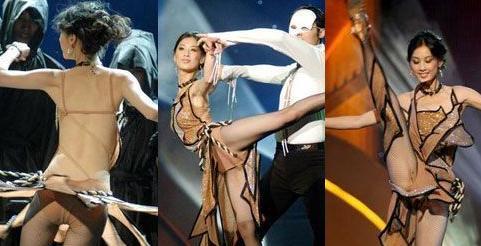 谢娜周迅郭晶晶露底照