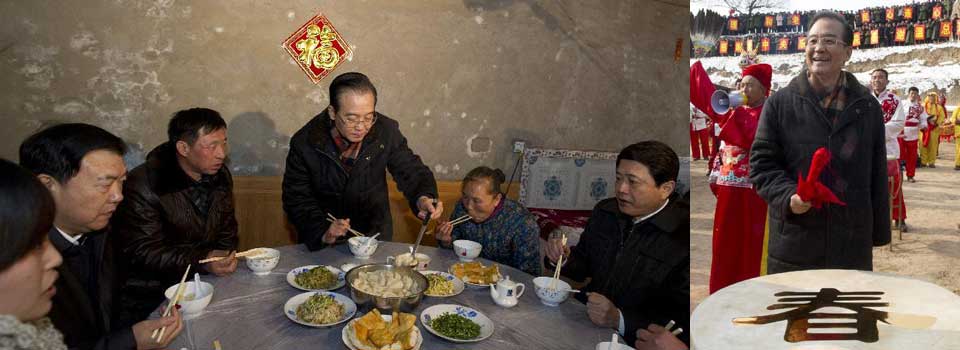 Chinese premier urges government to improve livelihoods of rural, urban dwellers