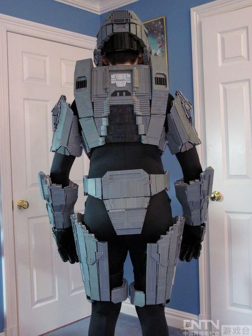 乐高超级fans打造《光环》士官长全套盔甲_家