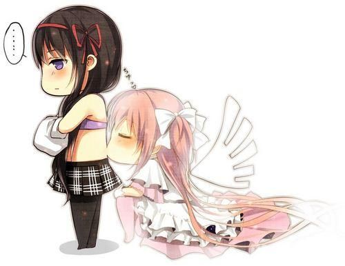 热门治愈系<em>动漫</em>《魔法<em>少女</em>小圆》激萌百合图赏