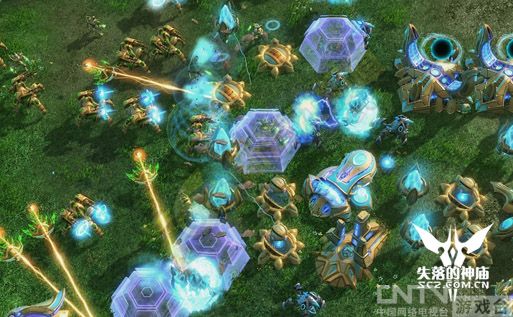 《星际争霸2》神族内战之闪烁追猎开矿法_电