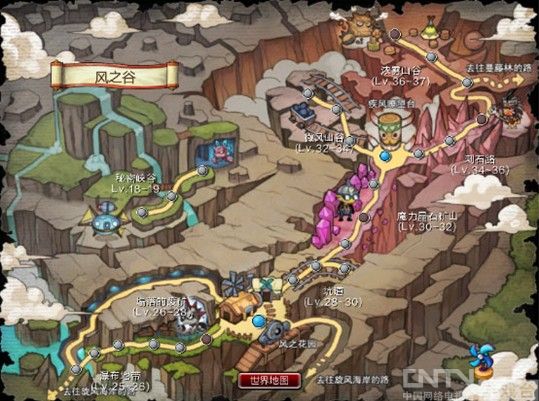 《<em>QQ</em>仙境》<em>地图</em>_攻略_CNTV游戏台