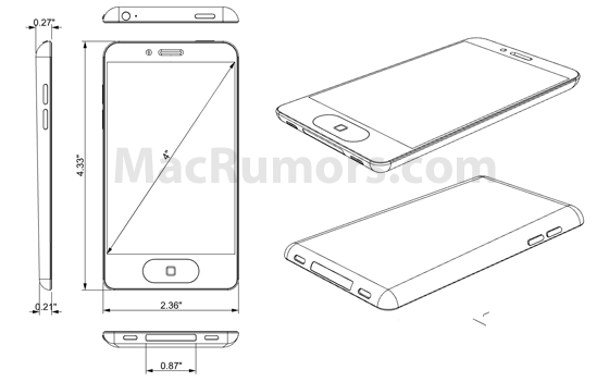 v屏幕拥有屏幕iphone5将更大并泄漏4寸外壳_图纸铅球图片