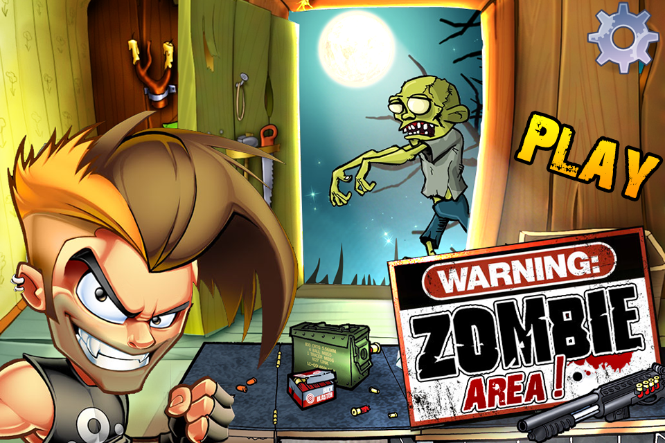 大战僵尸类休闲小游戏 僵尸区