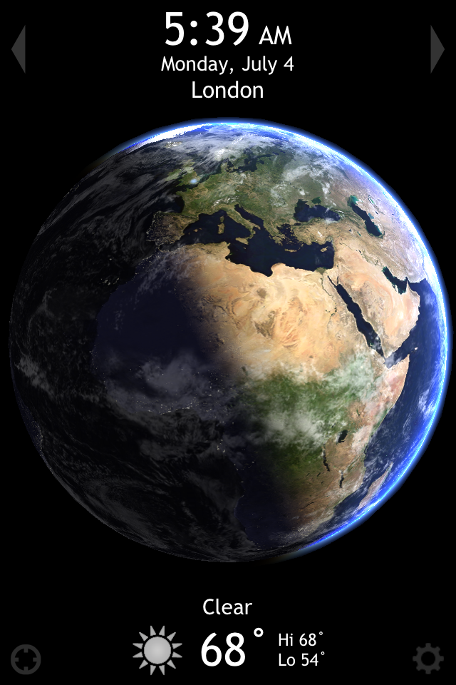必备应用 实时地球:世界时钟与天气