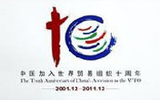10 Aniversario del Ingreso de China a la OMC 