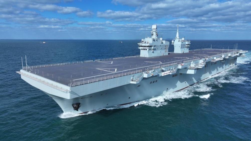 China's first Type 076 amphibious assault ship 'Sichuan' completes maiden sea trial