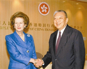 英国铁娘子遇上中国邓小平