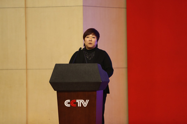 杨芳在马克思主义新闻观教育活动报告会讲话