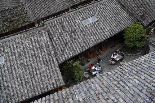 A corner of the old street in Liuba County (data). Reporter Tao Mingshe