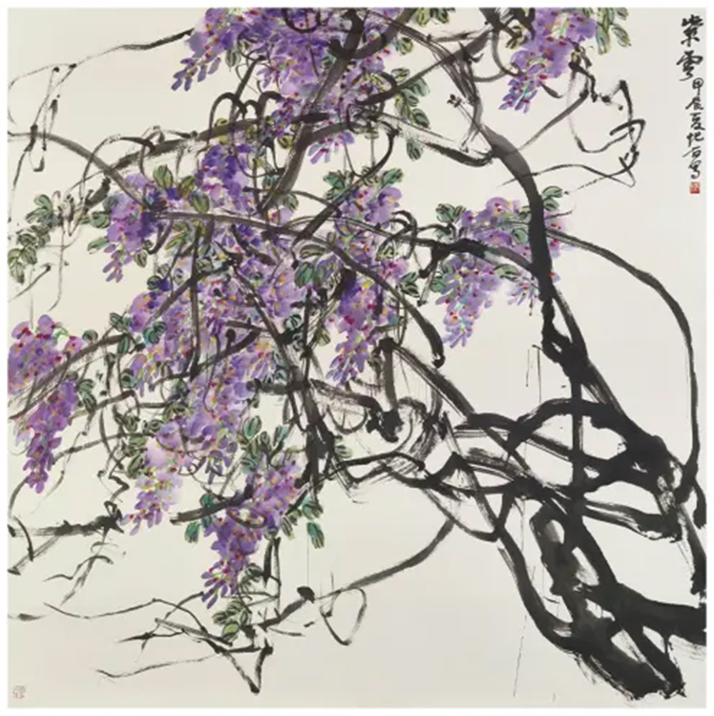 《紫云》200X200cm