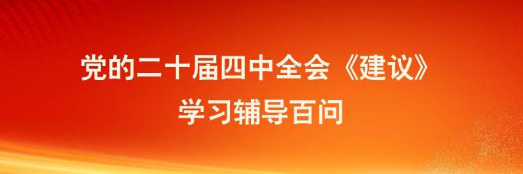 黨的二十屆四中全會(huì)《建議》學(xué)習(xí)輔導(dǎo)百問