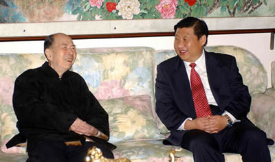 组图:马万祺与国家领导人合影