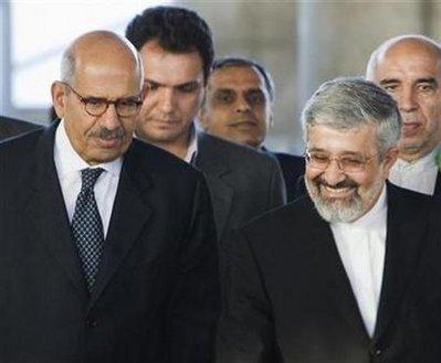 International&nbsp;Atomic&nbsp;Energy&nbsp;Agency&nbsp;IAEA&nbsp;Director&nbsp;General&nbsp;Mohamed&nbsp;ElBaradei&nbsp;(L)&nbsp;walks&nbsp;with&nbsp;Iran's&nbsp;Ambassador&nbsp;to&nbsp;the&nbsp;IAEA&nbsp;Ali&nbsp;Asghar&nbsp;Soltanieh&nbsp;(R)&nbsp;as&nbsp;he&nbsp;arrives&nbsp;at&nbsp;Imam&nbsp;Khomeini&nbsp;International&nbsp;airport,&nbsp;south&nbsp;of&nbsp;Tehran,&nbsp;October&nbsp;3,&nbsp;2009.&nbsp;REUTERS/Morteza&nbsp;Nikoubazl
