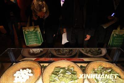 Le&nbsp;10&nbsp;novembre,&nbsp;des&nbsp;visiteurs&nbsp;en&nbsp;observant&nbsp;les&nbsp;chenilles&nbsp;et&nbsp;les&nbsp;cocons&nbsp;de&nbsp;ver&nbsp;à&nbsp;soie