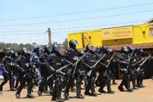 Uganda deploys police to quell rally 