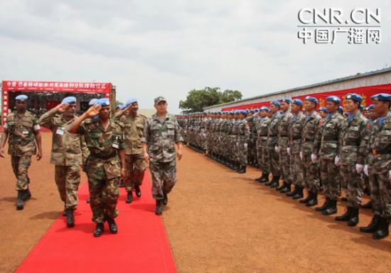 1340248270062 1340248270062 r Chinese peacekeepers in Sudan awarded Peace Medal of Honor