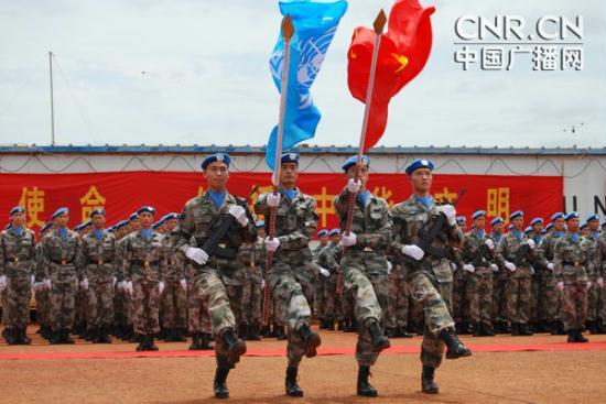 1340248325166 1340248325166 r Chinese peacekeepers in Sudan awarded Peace Medal of Honor