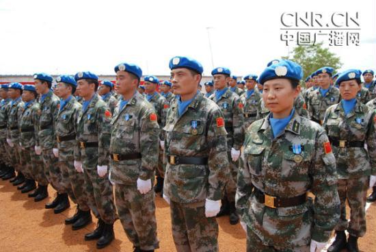 1340248346760 1340248346760 r Chinese peacekeepers in Sudan awarded Peace Medal of Honor