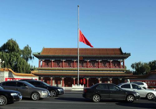 专题:柬埔寨前国王西哈努克逝世      2012年10月17日,北京,天安门