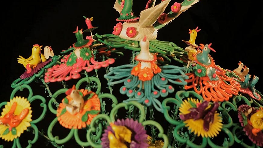 黄陵面花:色彩斑斓 栩栩如生