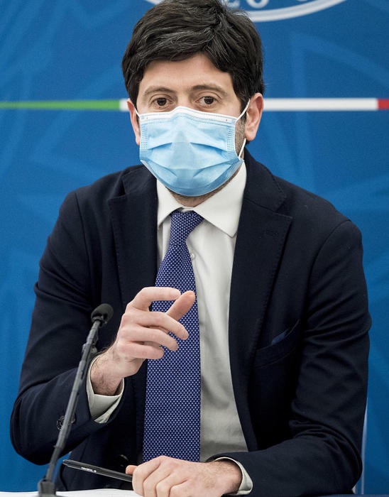 意大利卫生部长斯佩兰扎(图片来源:意大利安莎社)