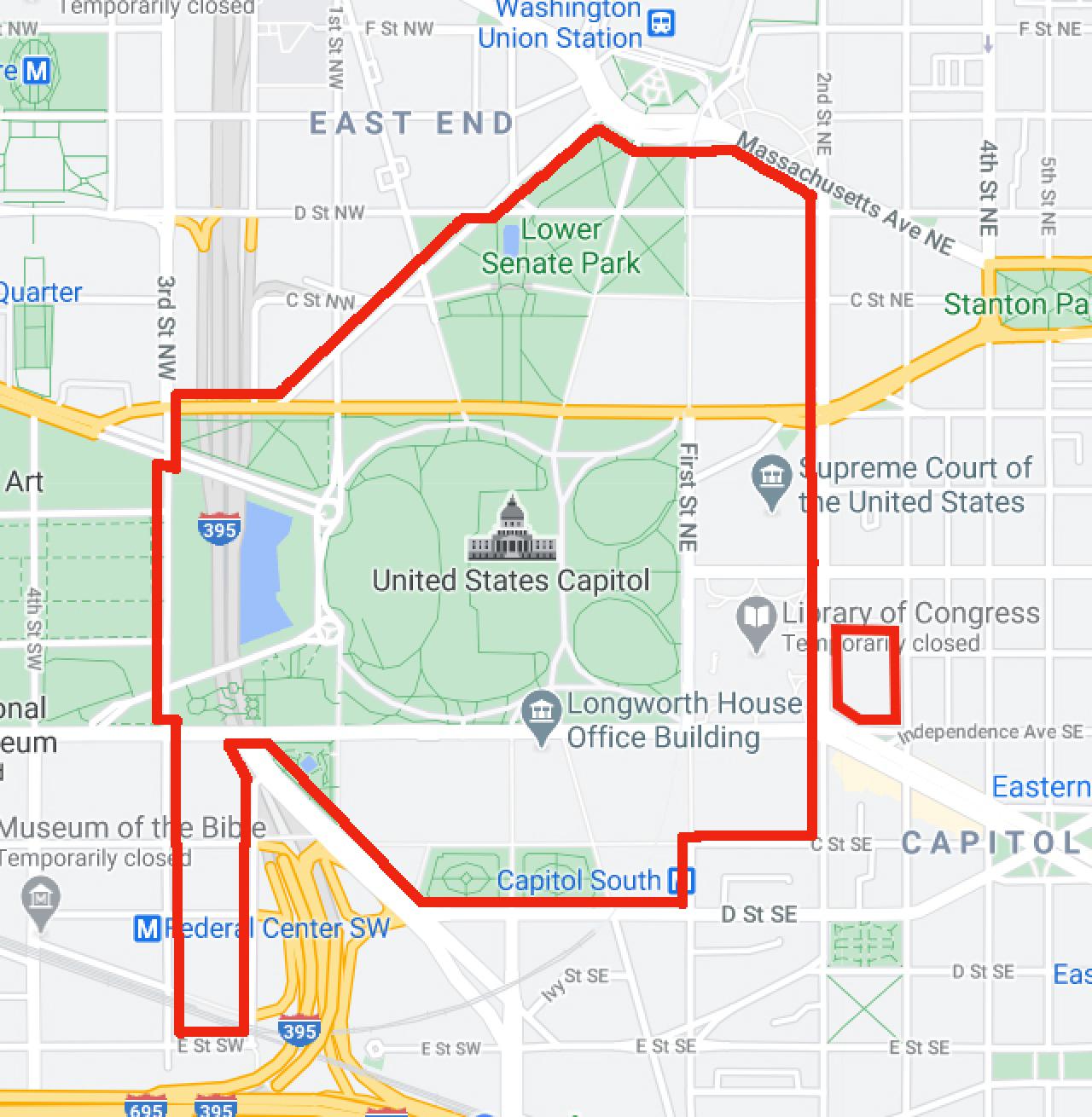 北美观察丨春天的恐怖美国国会山的铁刺围栏