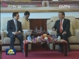 老挝国家主席朱马利会见李建国
