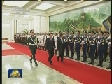 李克强举行仪式欢迎柬埔寨首相访华