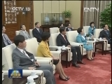 俞正声会见韩国客人