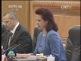 张德江与拉脱维亚议长举行会谈