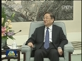 俞正声会见台北市长郝龙斌一行
