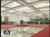 习近平举行仪式欢迎美国总统访华