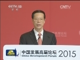 张高丽出席中国发展高层论坛开幕式