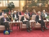 李克强会见出席第四届全球智库峰会的外方代表并座谈
