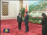 习近平接受九国新任驻华大使递交国书
