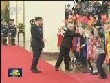 习近平举行仪式欢迎越共中央总书记访华