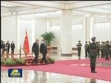 习近平举行仪式欢迎土耳其共和国总统访华