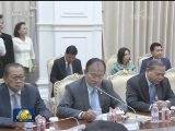 刘云山对柬埔寨进行正式访问