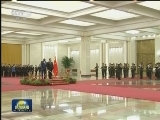 习近平举行仪式欢迎冈比亚总统访华