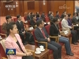 汪洋看望参加全国政协十三届一次会议报道的新闻工作者