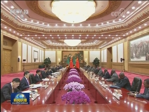 习近平会见赞比亚总统