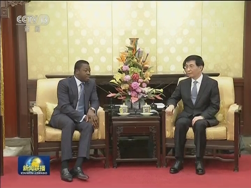 王沪宁会见多哥总统