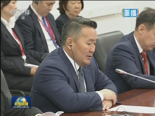 习近平会见蒙古国总统