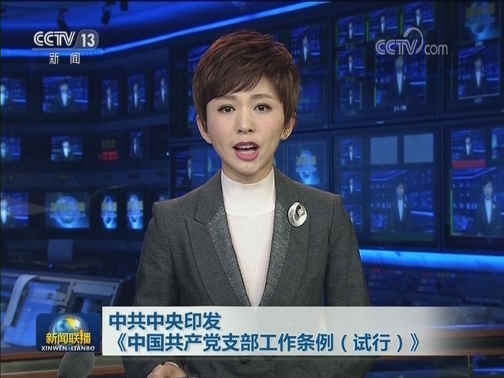中共中央印发《中国共产党支部工作条例（试行）》