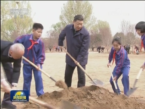 习近平在参加首都义务植树活动时强调 发扬中华民族爱树植树护树好传统 推动国土绿化不断取得实实在在的成效